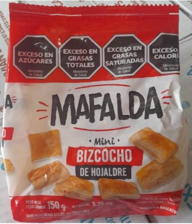 MINI BIZCOCHO HOJALDRE MAFALDA X 150 GRS
